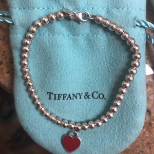 Tiffany & Co Heart Charm Bracelet